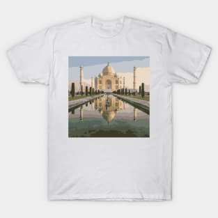 The Eternal Taj Mahal I India Monument Travel Love Story T-Shirt